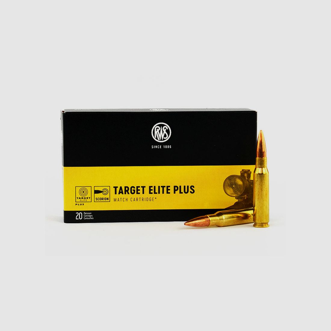 RWS Target Elite Plus .308 WIN., 154 grs 1 paquete (20 disparos a 1,725 €*)