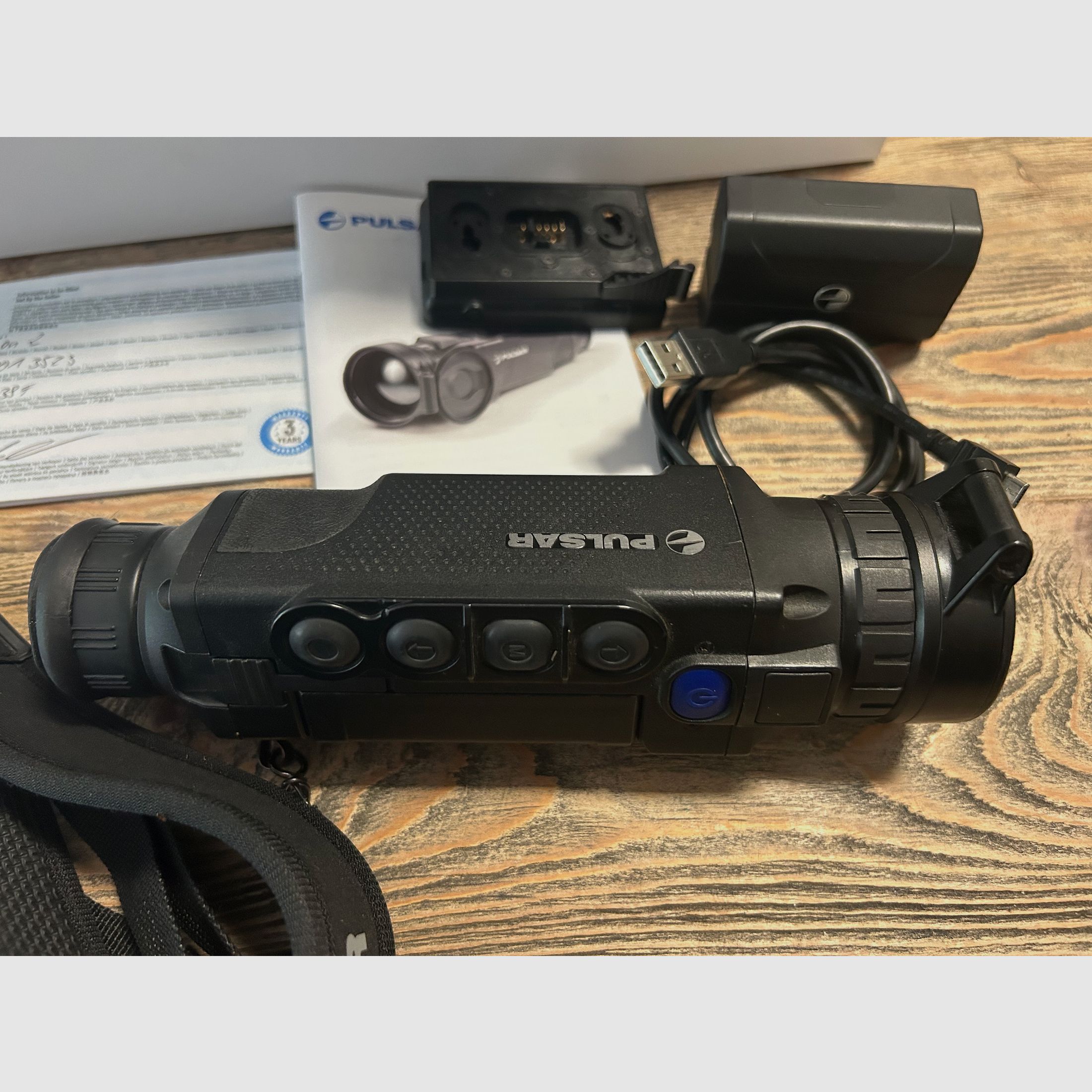 Appareil d'imagerie thermique Pulsar Helion 2 XQ38F en OVP avec 2 batteries etc.!