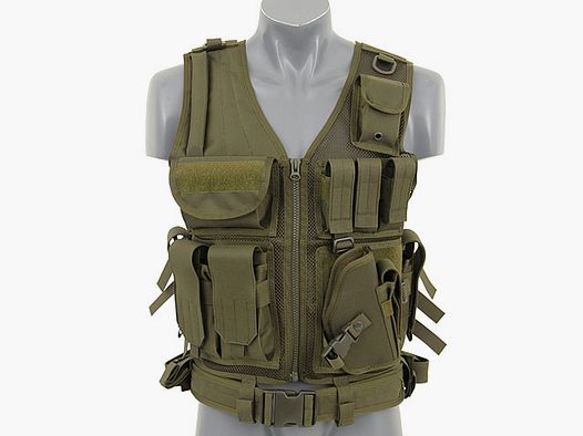 Law Enforcement Tactical Vest V.2 - Olive [8FIELDS]