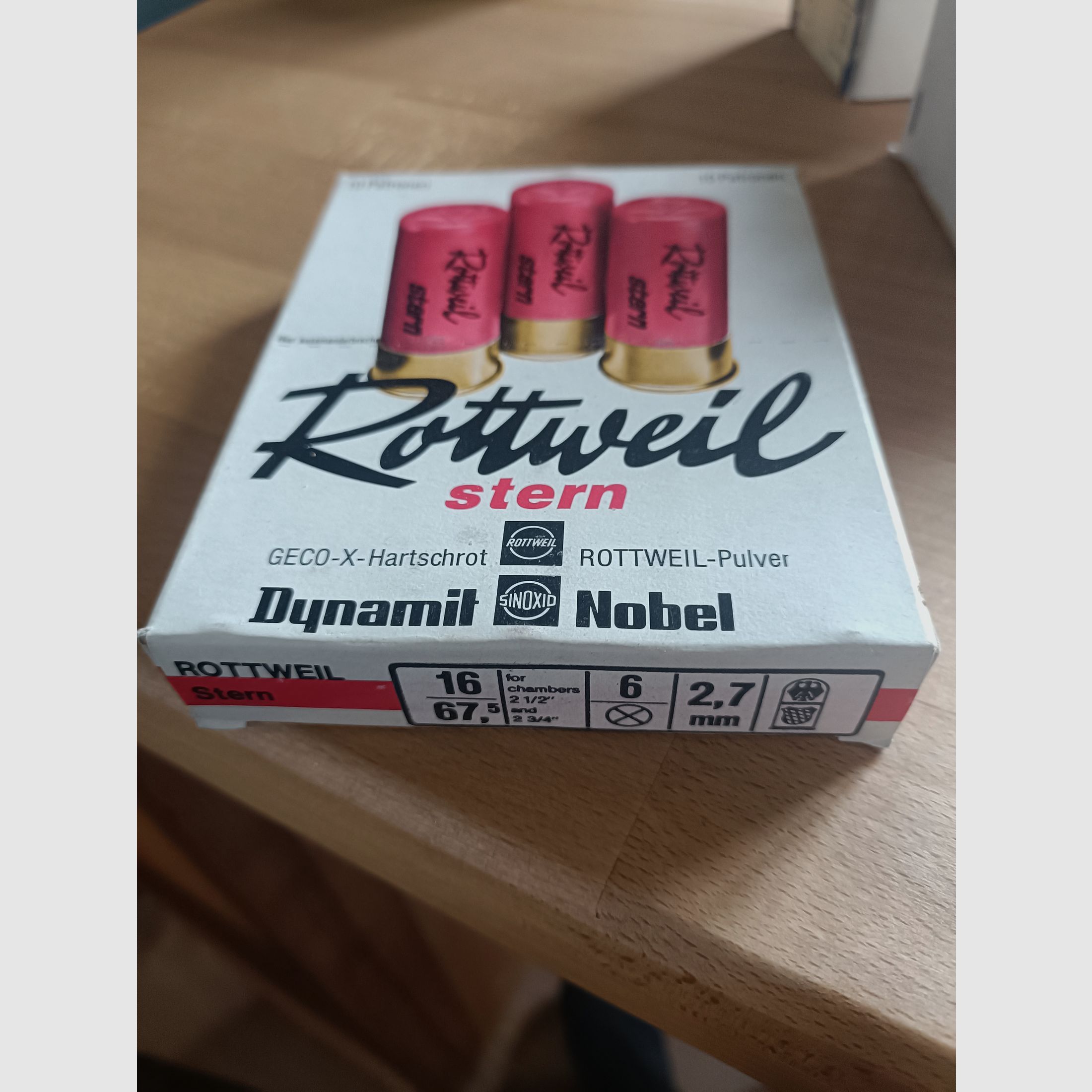 80 Schuss 16/67,5 Rottweil Stern 
