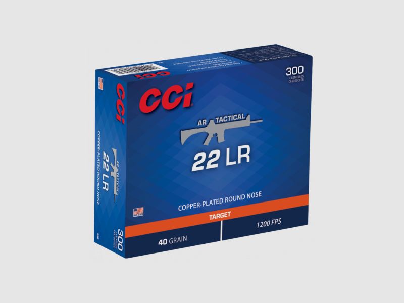CCI AR TACTICAL COPPER 22LR X300