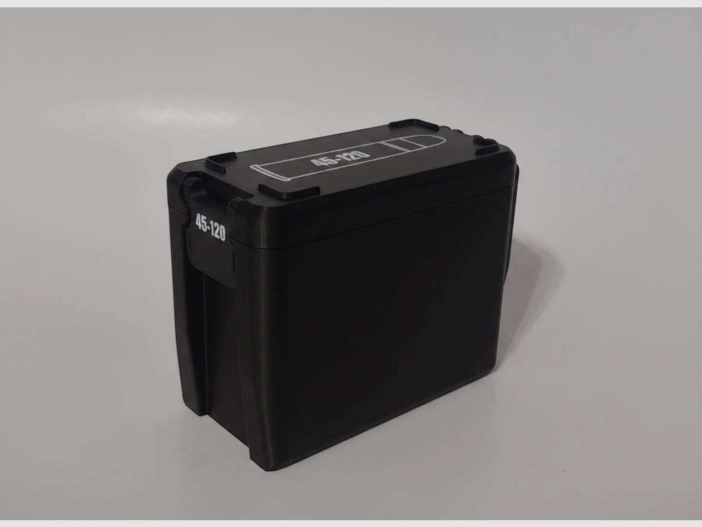 Filamelt Munitionsbox / 45-120 / 'Klapp- / Rastdeckel' / Patronenbox, Ammo Box