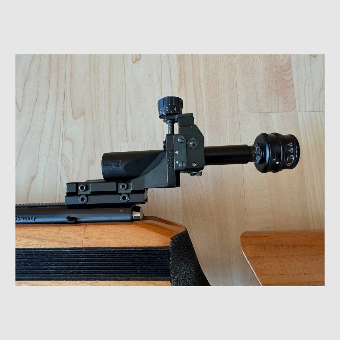 Einzellader-Büchse Match Anschütz 1903 mit Diopter .22lr .22lfb