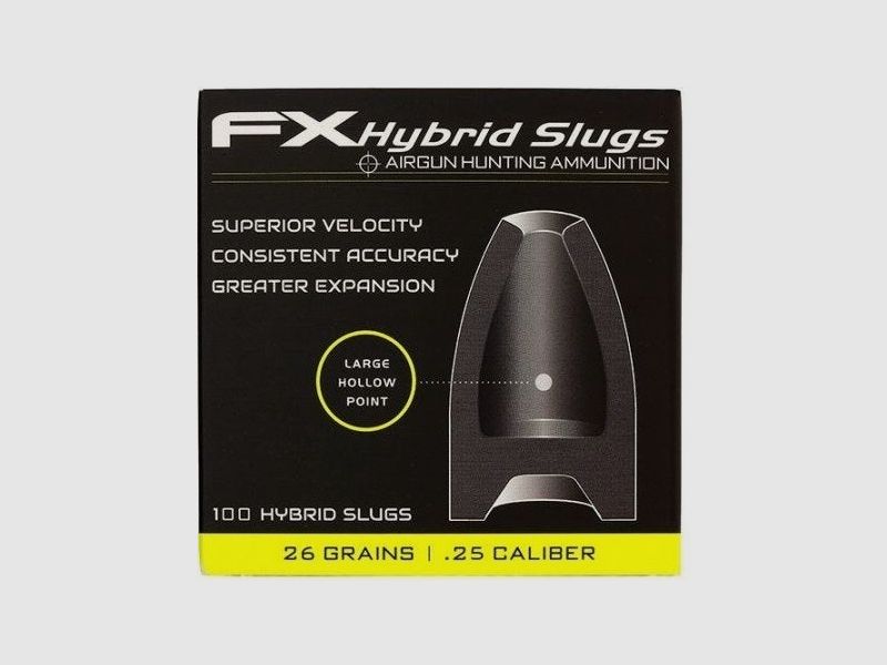 Airgun Slugs FX Hybrid 6.35mm. 26,3 grain