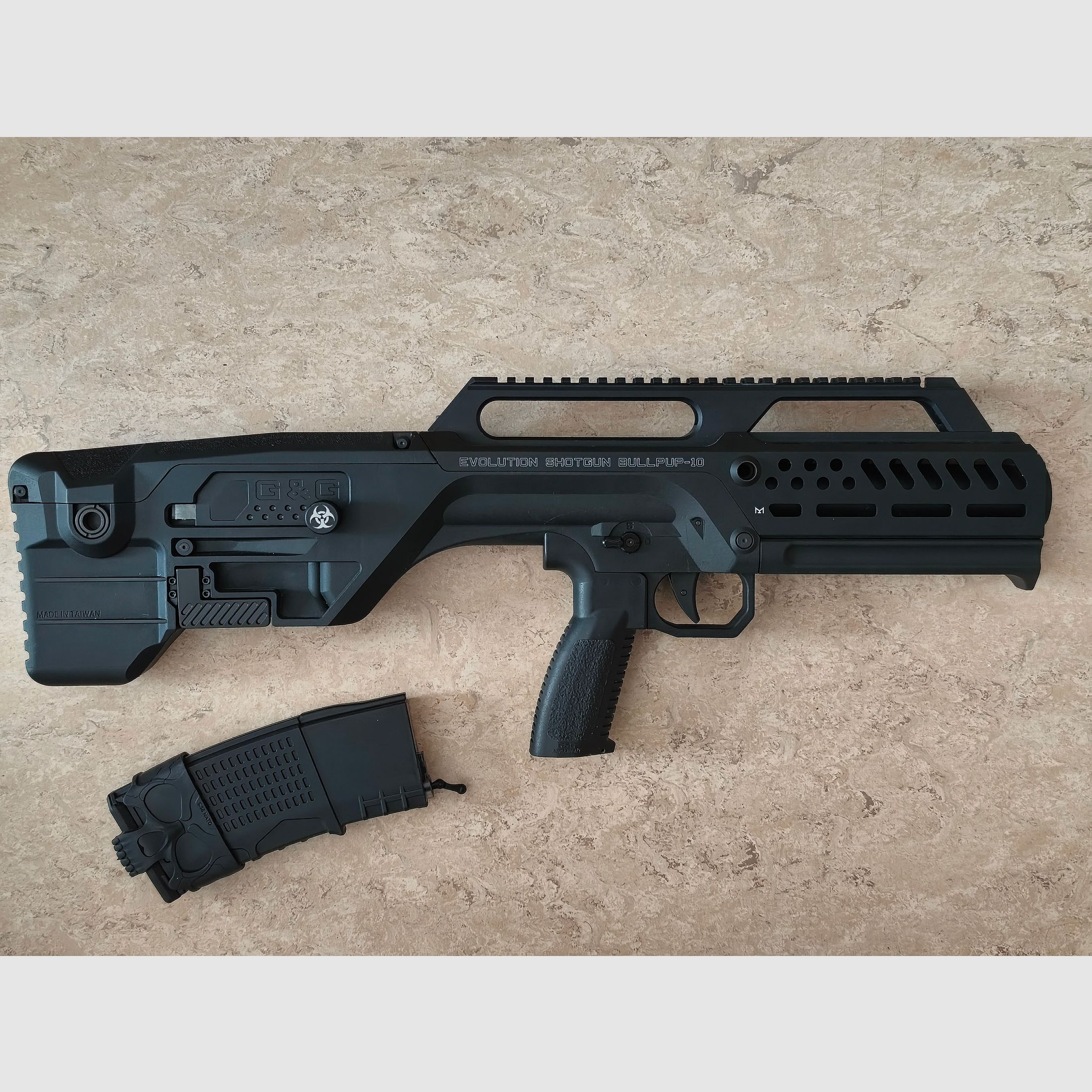 Airsoft G&G ESG B-10 Gas Shotgun NBB