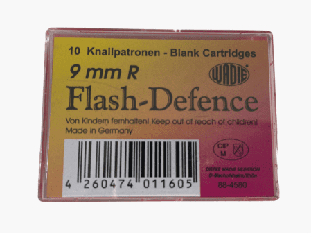 Wadie 9 mm R.K. Flash Defense Platzpatronen - 10 Stk.