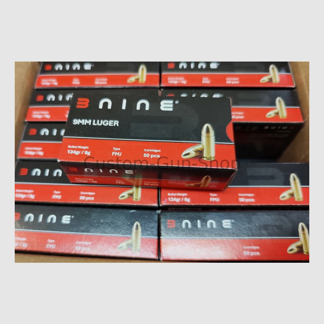 Bnine 124gr FMJ