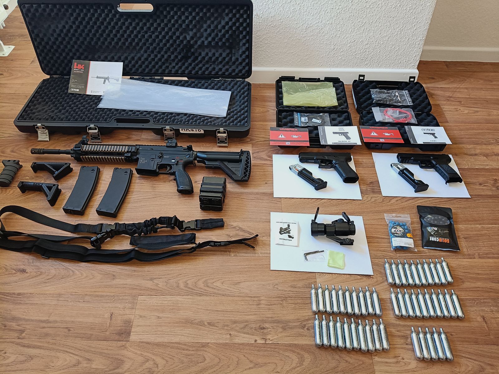 NEU Umarex T4E TPM1 cal.43  Sammlung Auflösung Glock HK416