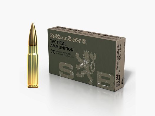 S&B Training FMJ .300 Blackout 8g