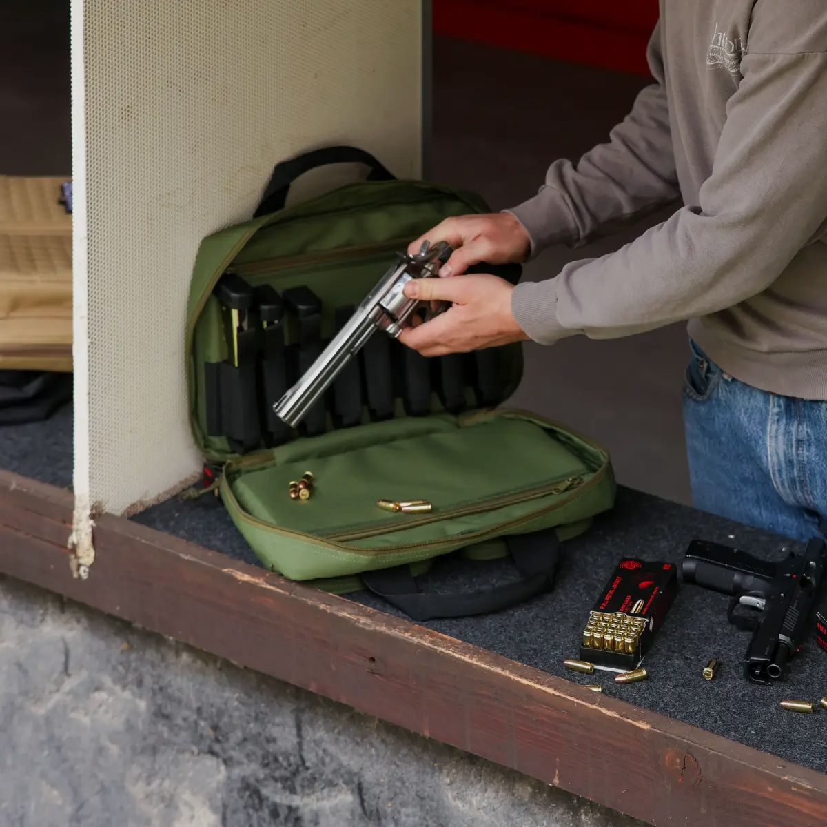 Winter Pistol Bag Forest