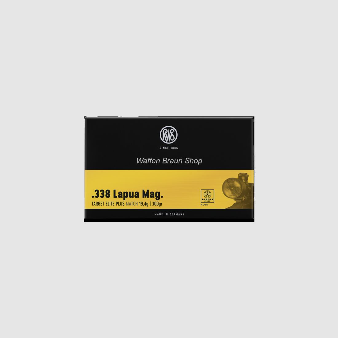 RWS TARGET ELITE PLUS .338 Lapua Mag. 19.4g
