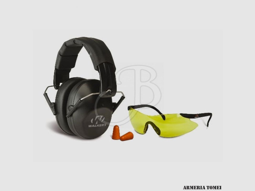 SHOOTING HEADPHONES – WALKERS – PASSIVE LOW PROFILE COMBO KIT
