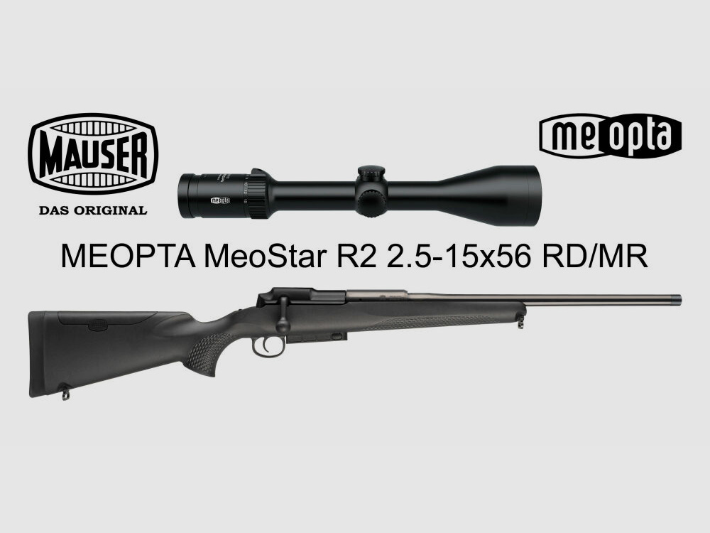Blaser Group GmbH MAUSER 25 EXTREME Straight Pull Repeater .308 Win. + Meopta Meostar R2 2.5-15x56 RD/MR