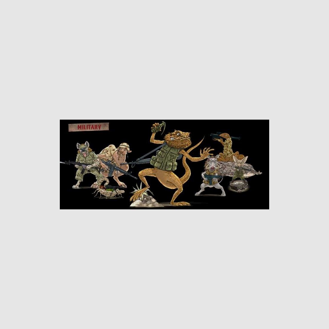 DaGrecker Cible en Papier 14×14 -Military, image 4 sur 5