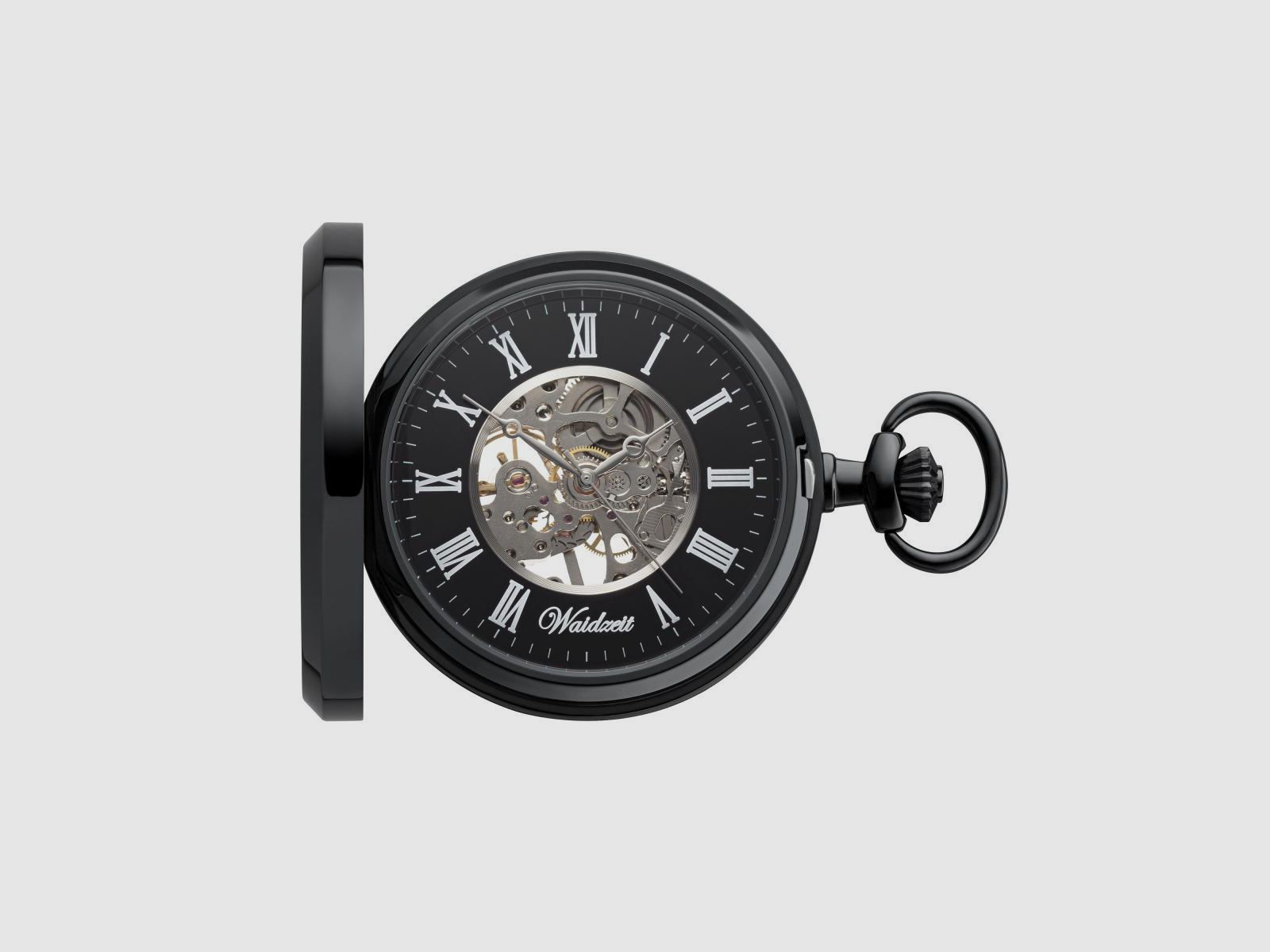 Orologio da tasca scheletrico Franz Theodor (nero)