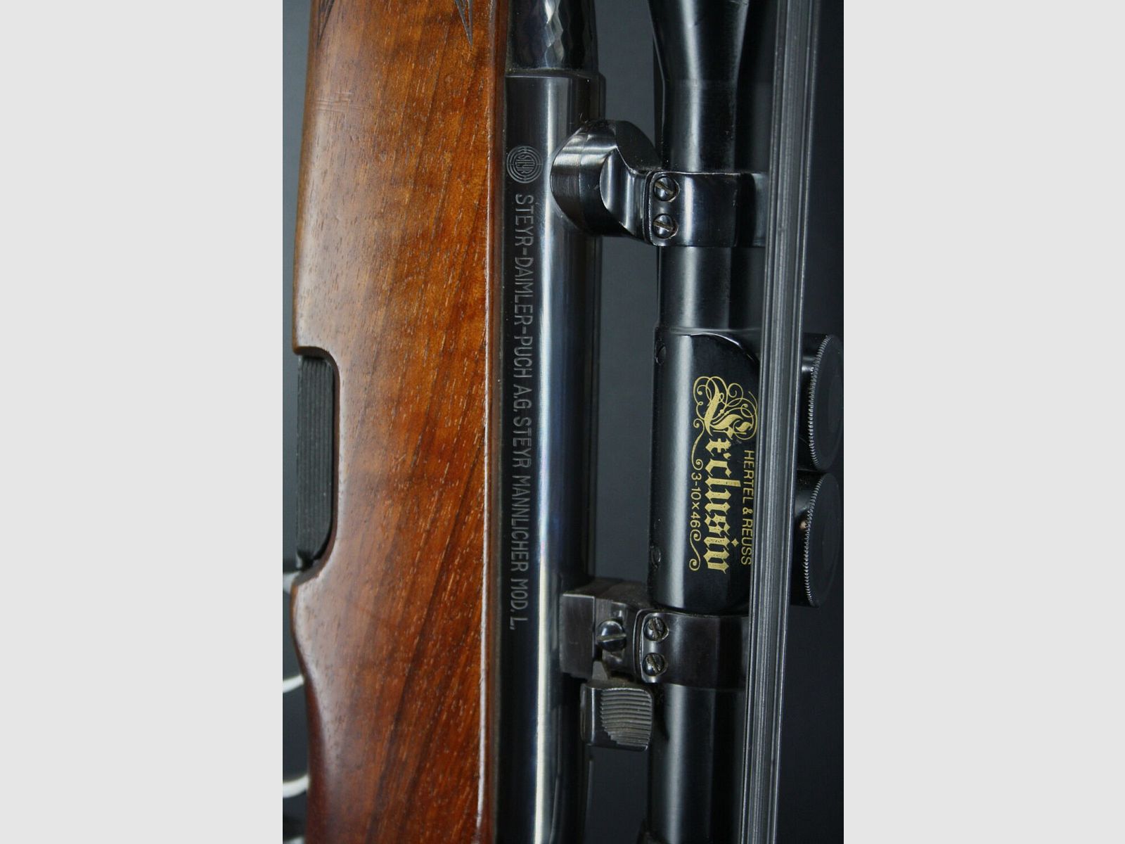 Steyr Mod L caliber .243Win swivel mount scope Hertel & Reuss Mod L