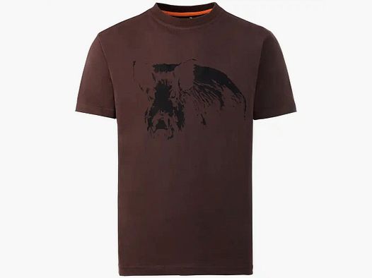 Parforce T-shirt Wildzwijn-print - bruin T-shirt Wildzwijn-print - bruin