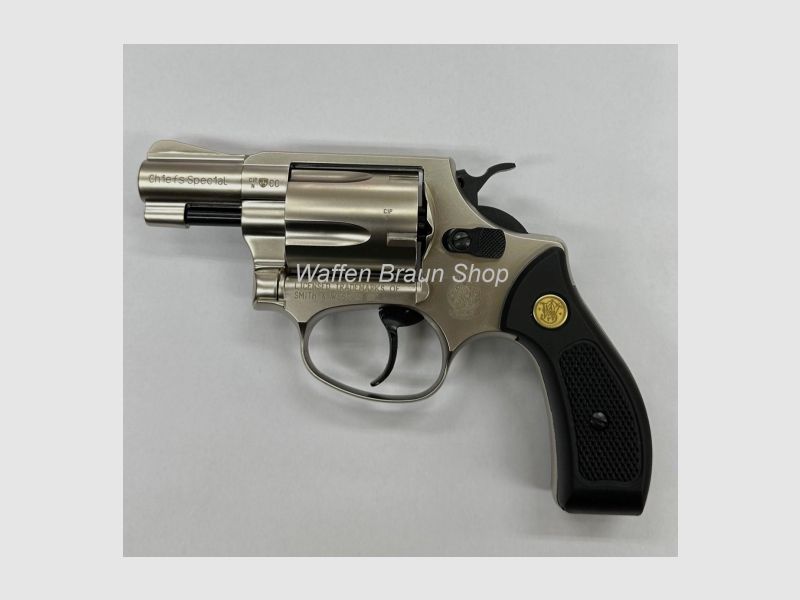 Smith & Wesson Chiefs Special Nickel 9mm P.A.K.