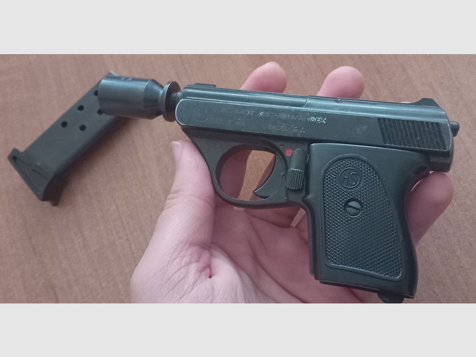 HS Mod.5A Cal. 8 mm Knall/ PTB 100 de 1977