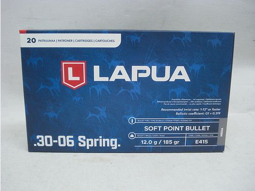 Lapua .30-06 Mega 12.0g/185gr - (a20)