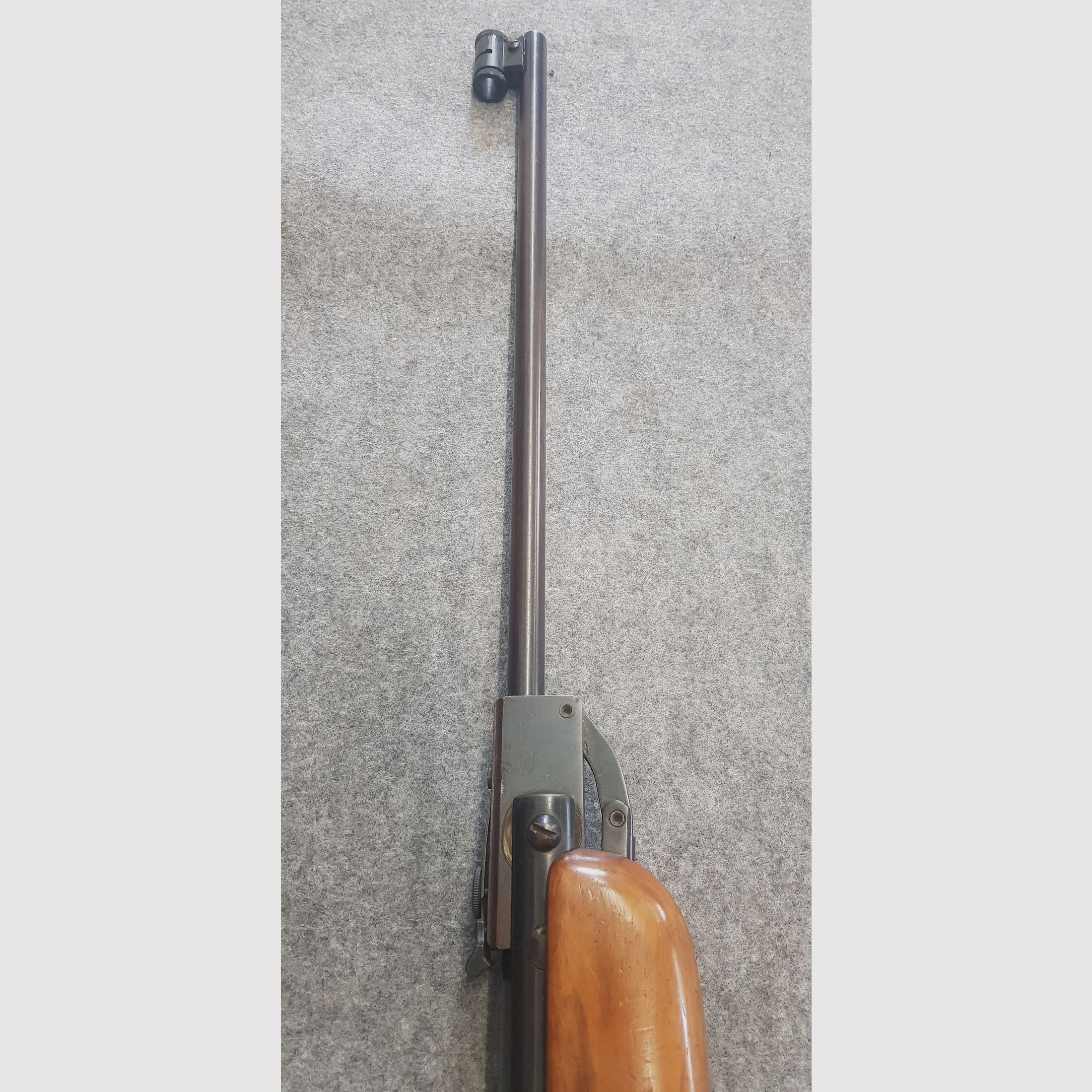 Sehr altes Weihrauch HW55 T  mit Tiroler Walnussschaft Knicker Luftgewehr  ohne F-Zeichen aus den 60iger Jahren cal. 4,5mm Diabolo