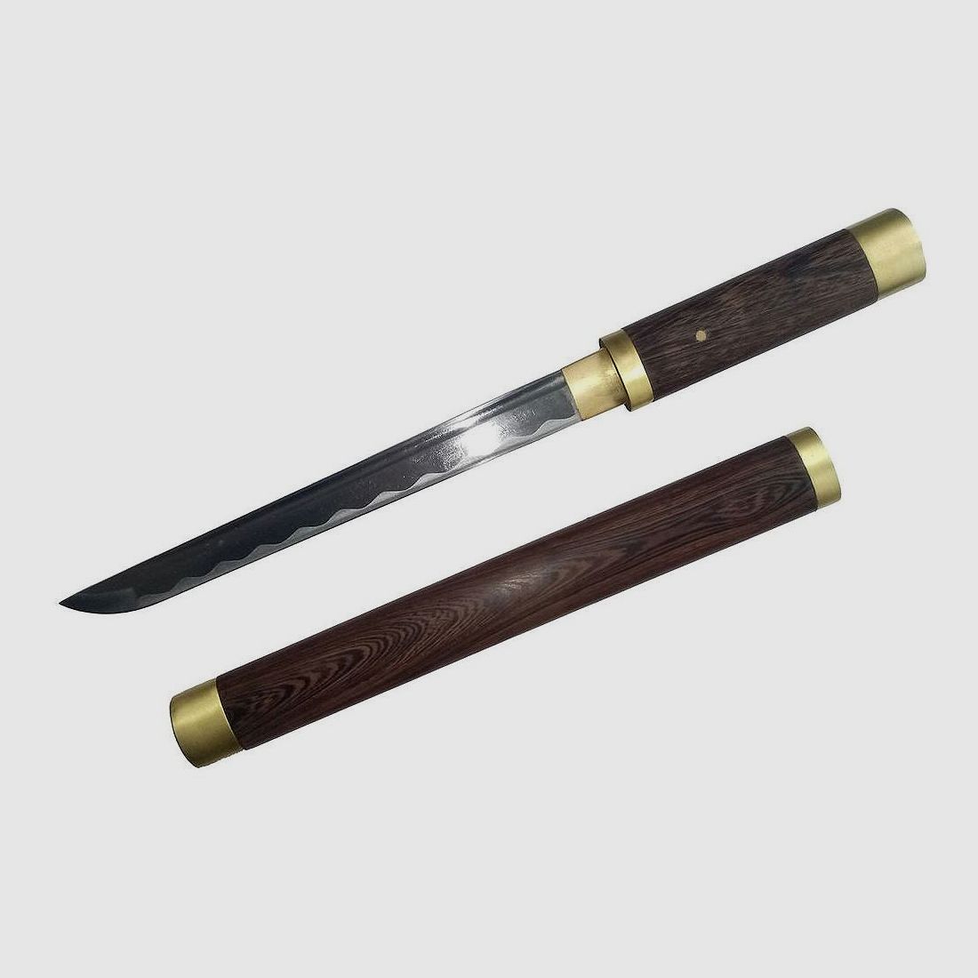 Tanto Akaya mit Saya aus Rosenholz