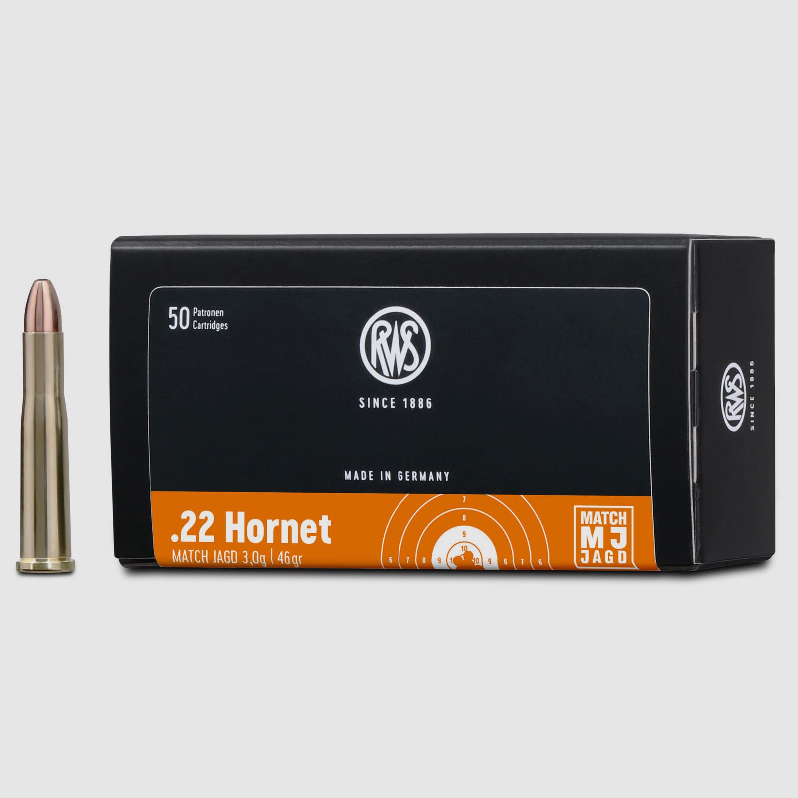 RWS .22Hornet Match-Jagd 3,0g - 46gr.