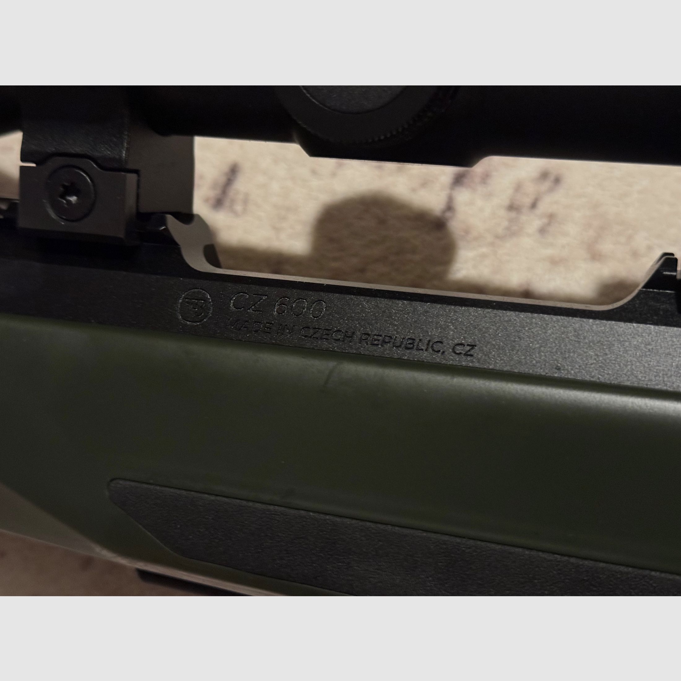 CZ 600 Ergo .30-06 con Kite Optics telescopio, freno di bocca e montaggio – Ottime condizioni