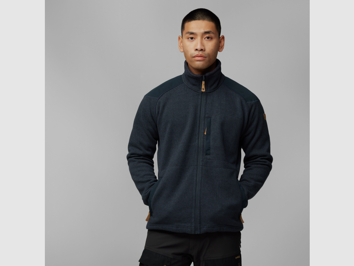 Fjällräven Buck Fleece Dark Olive, billede 3 af 6