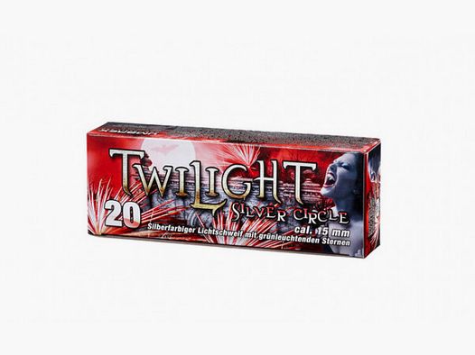 TWILIGHT SILVER CIRCLE - 20 SHOTS - 15 MM