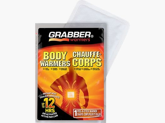 Grabber chauffe-corps avec surface adhésive 1 pièce