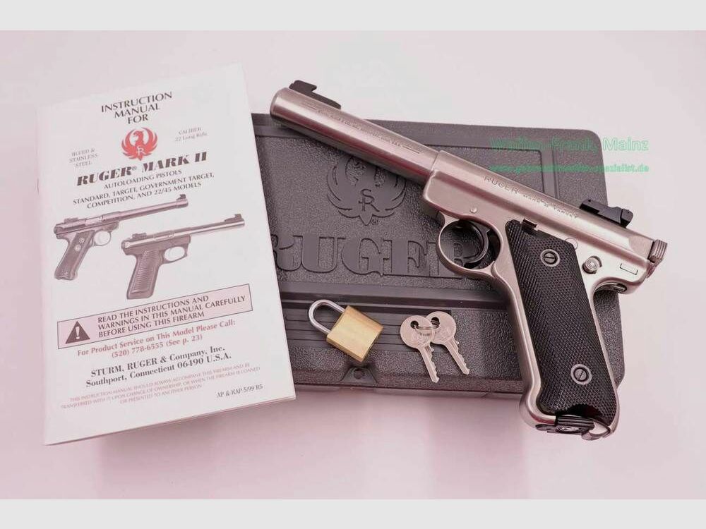 Ruger - USA	 Mod. Mark II Target Stainless