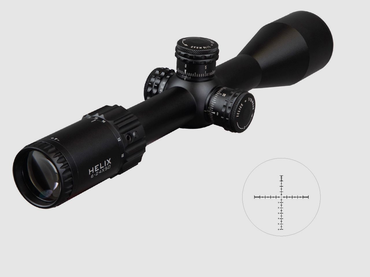 Zielfernrohr Element Optics Helix 6-24x50 SFP, Absehen APR-1C MRAD, 30 mm Tubus, Seitenfokus