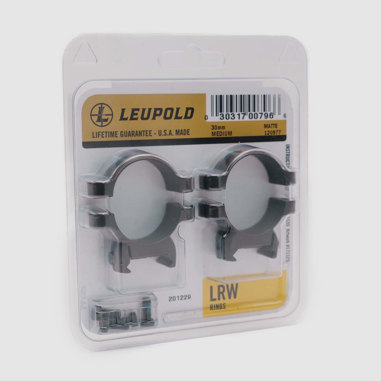 LEUPOLD LRW 30mm Moyen Mat, image 3 sur 4