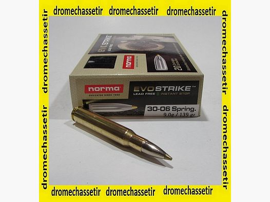 boite 20 cartouches Norma cal 30-06 evostrike139 grains