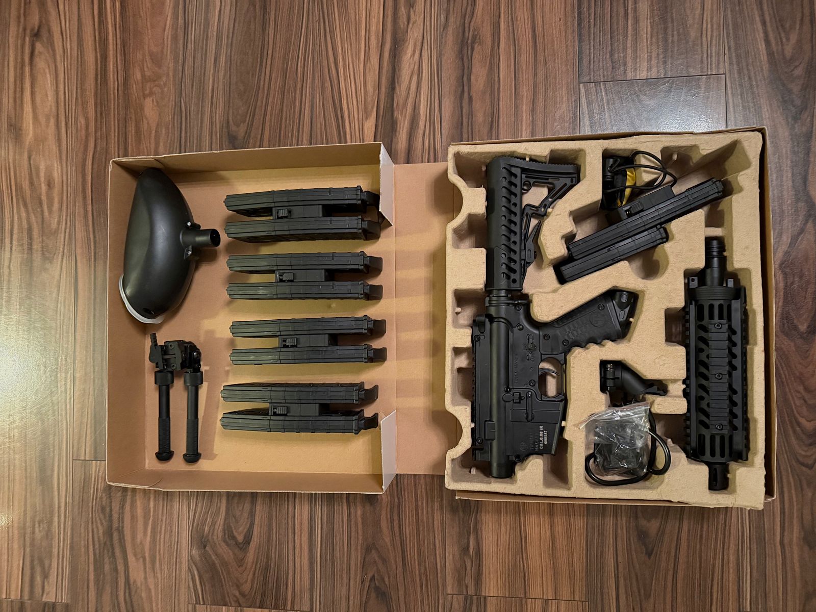 TIPPMANN TMC Set(2x GESPIELT) + ZUBEHÖR MAGFED