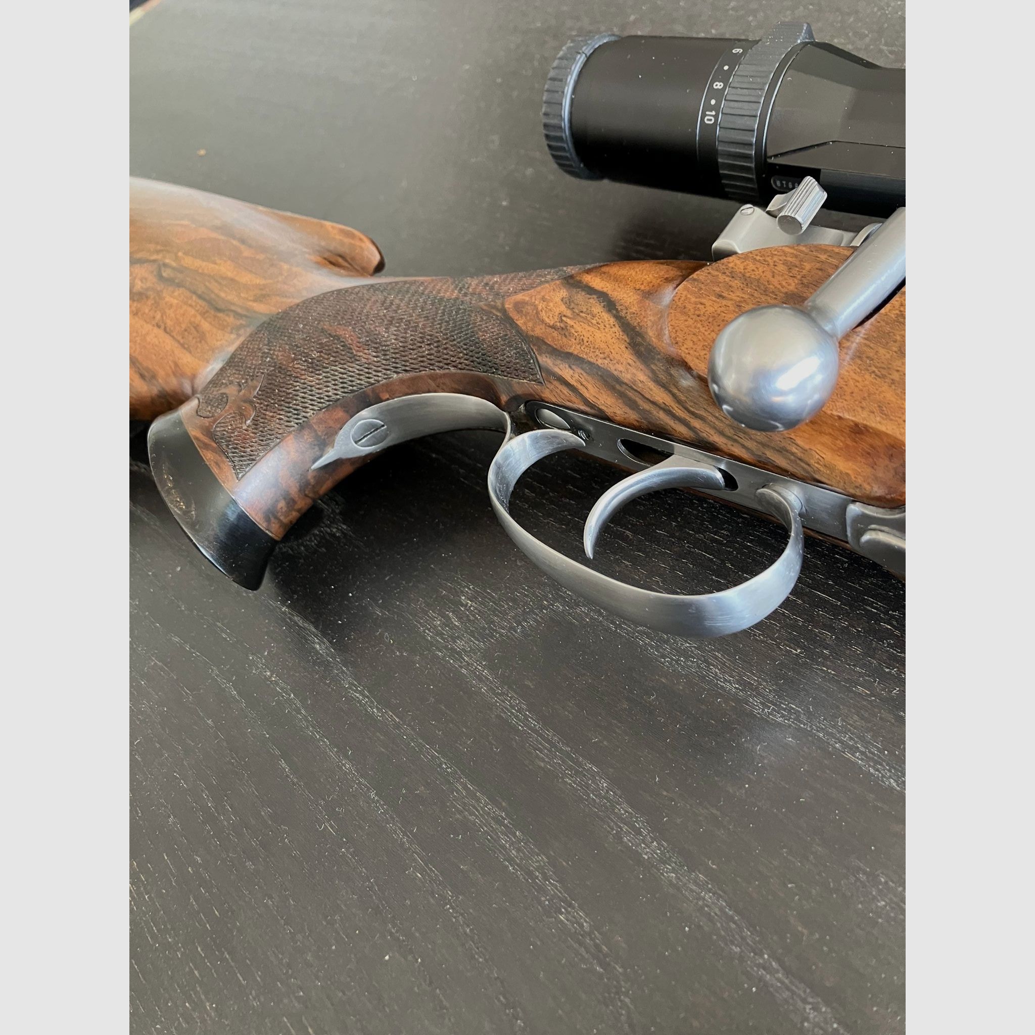 Einzigartiger Custom Mauser M98 8x64S „Kurpfalzstutzen“ Hansjoachim Hensel