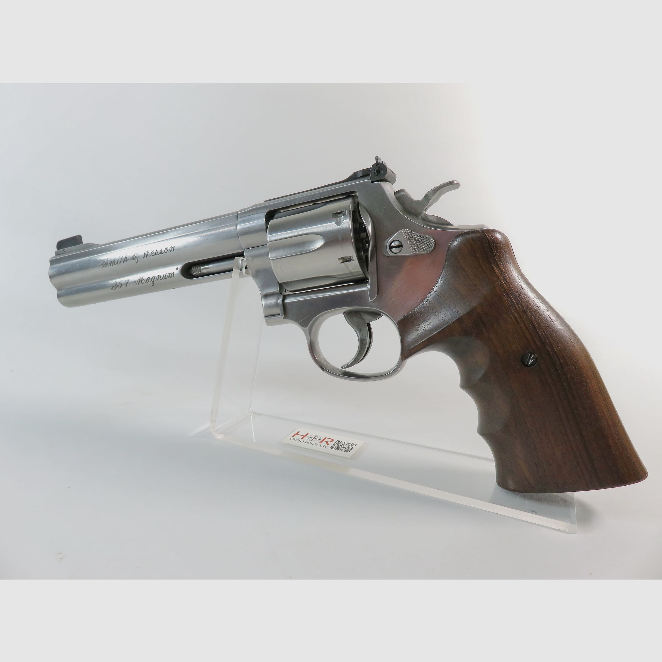 Revolver Smith & Wesson Mod 686-5 Target Champion DL | .357 Mag. | 6 Zoll | Nill-Griff | Gepflegter Zustand