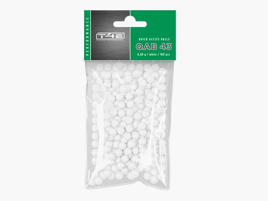 T4E Performance QAB43 Polymerkugeln 100 Schuss Kaliber .43