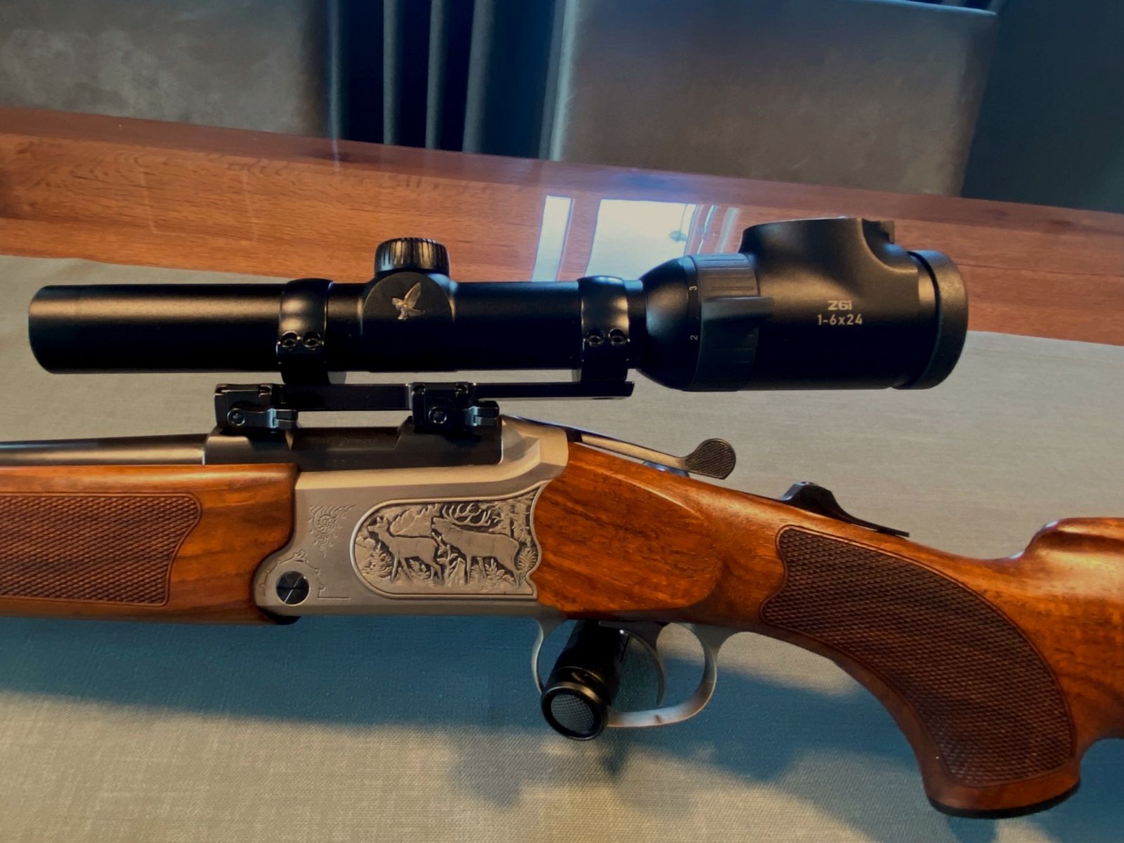 Double rifle BDB Merkel B3 - 9.3x74R - Swarovski Z6i