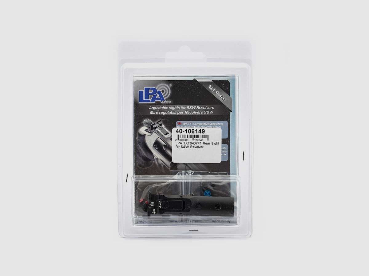 Set di mirini LPA TXT0407F1 per revolver S&W, immagine 2 di 3