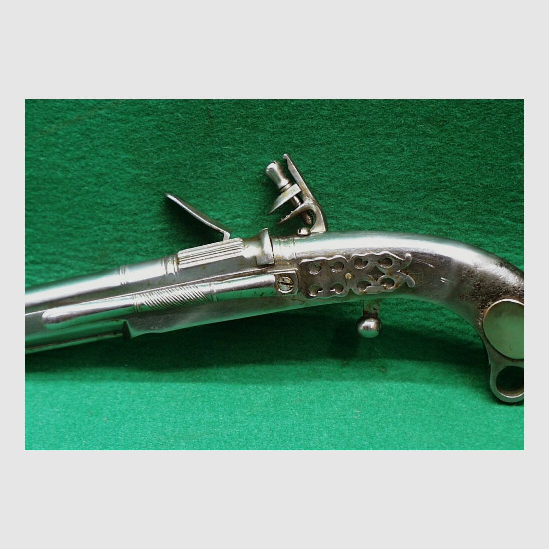 Décoratif - Pistolet à silex écossais tout en métal - Pistolet