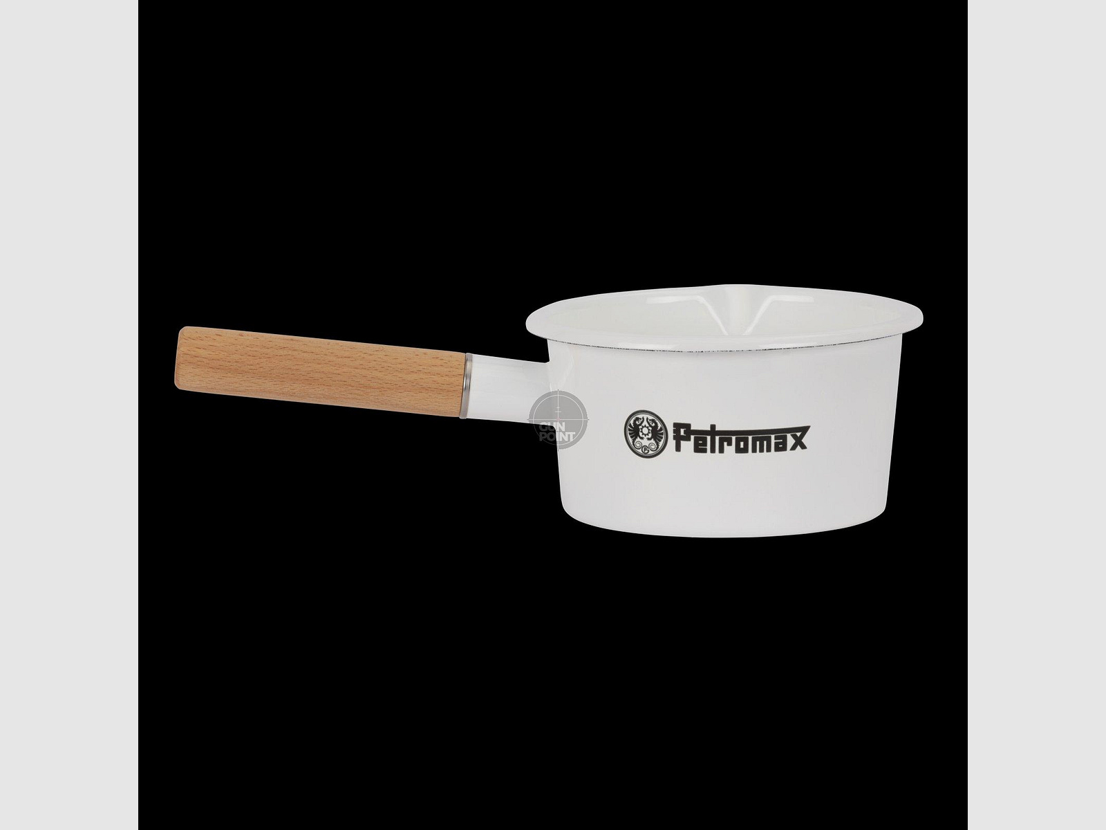 Petromax Emaille Stieltopf wei 1 Liter