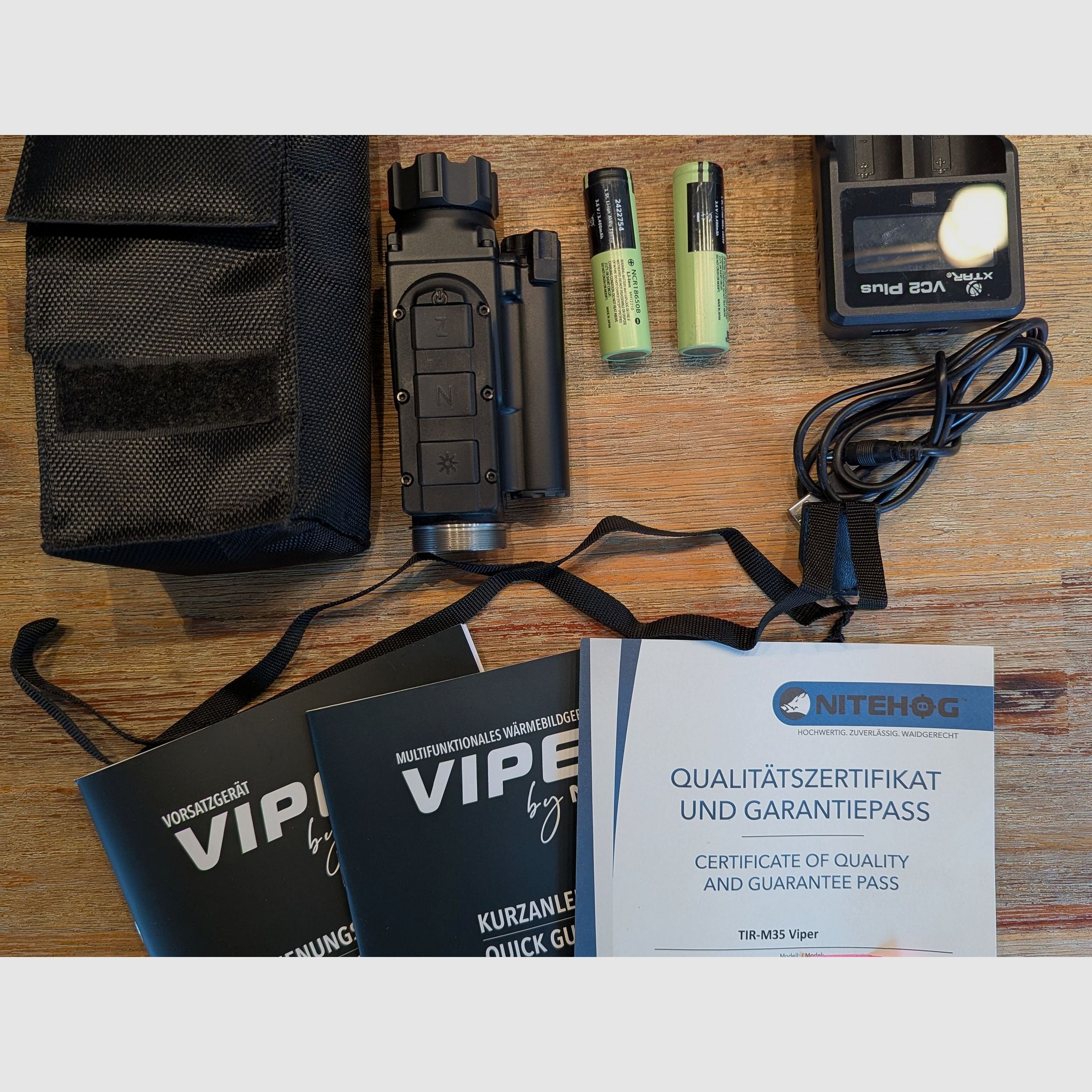 Nitehog Viper 35 Gen1 (TIR-M35S) – Zubehör + OVP