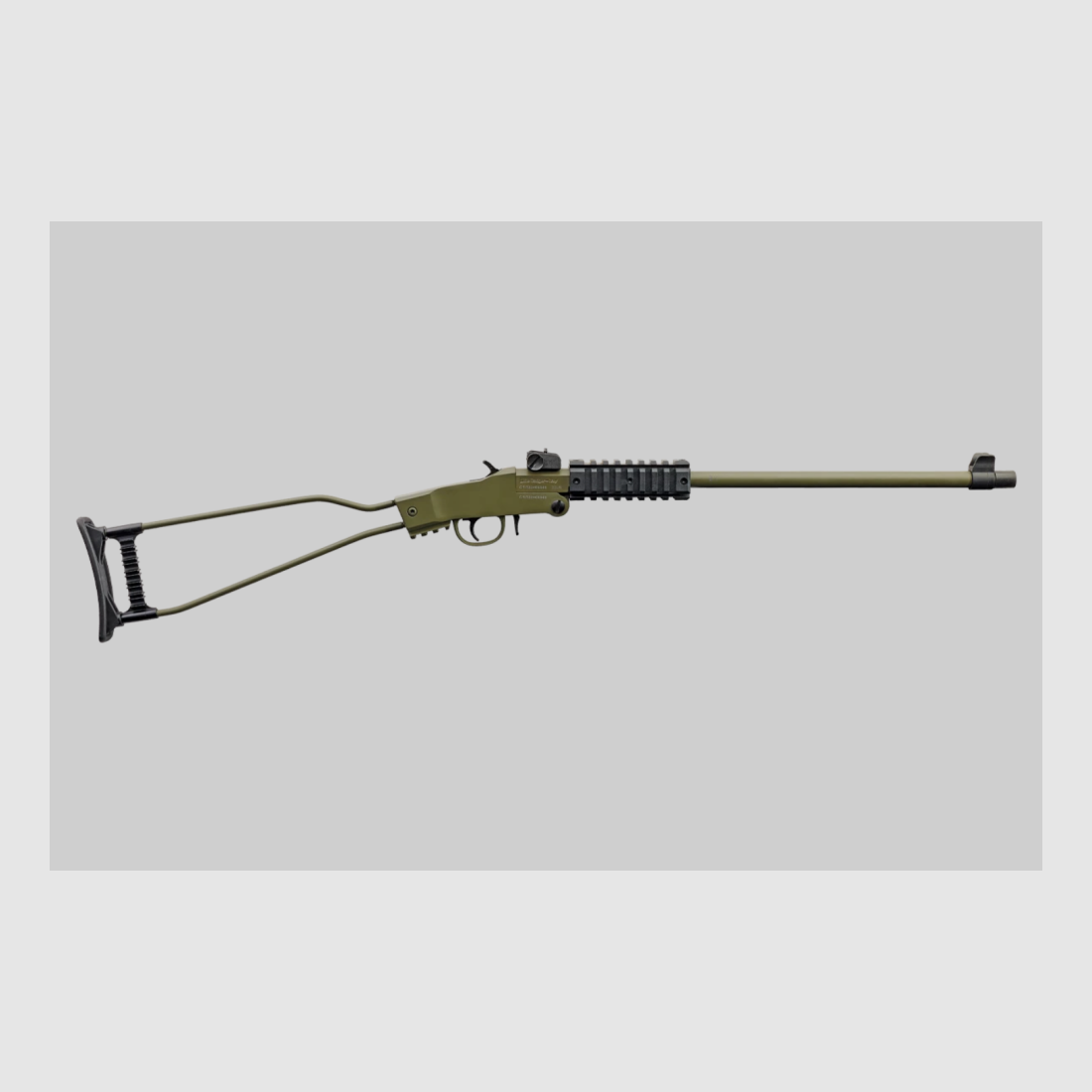 Chiappa Little Badger cal. .22lr, OD Green, monocolpo 18,5" canna con filettatura 1/2" X 20