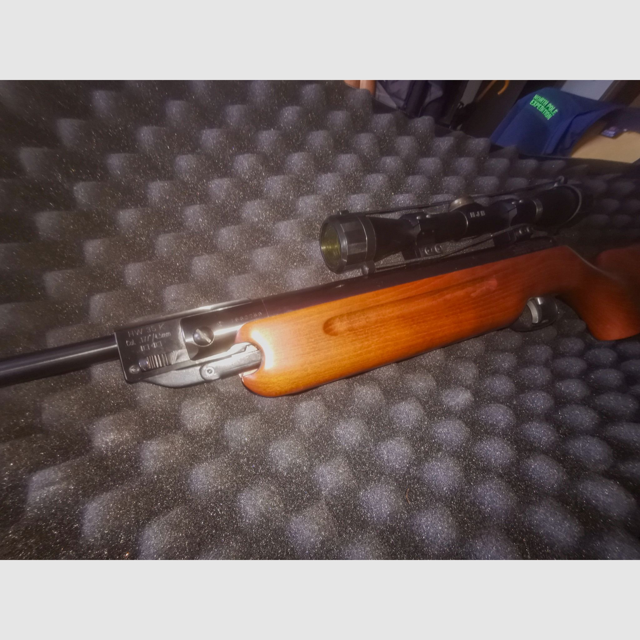  Weihrauch Luftdruckwaffe HW 35K mit Schalldämpfer