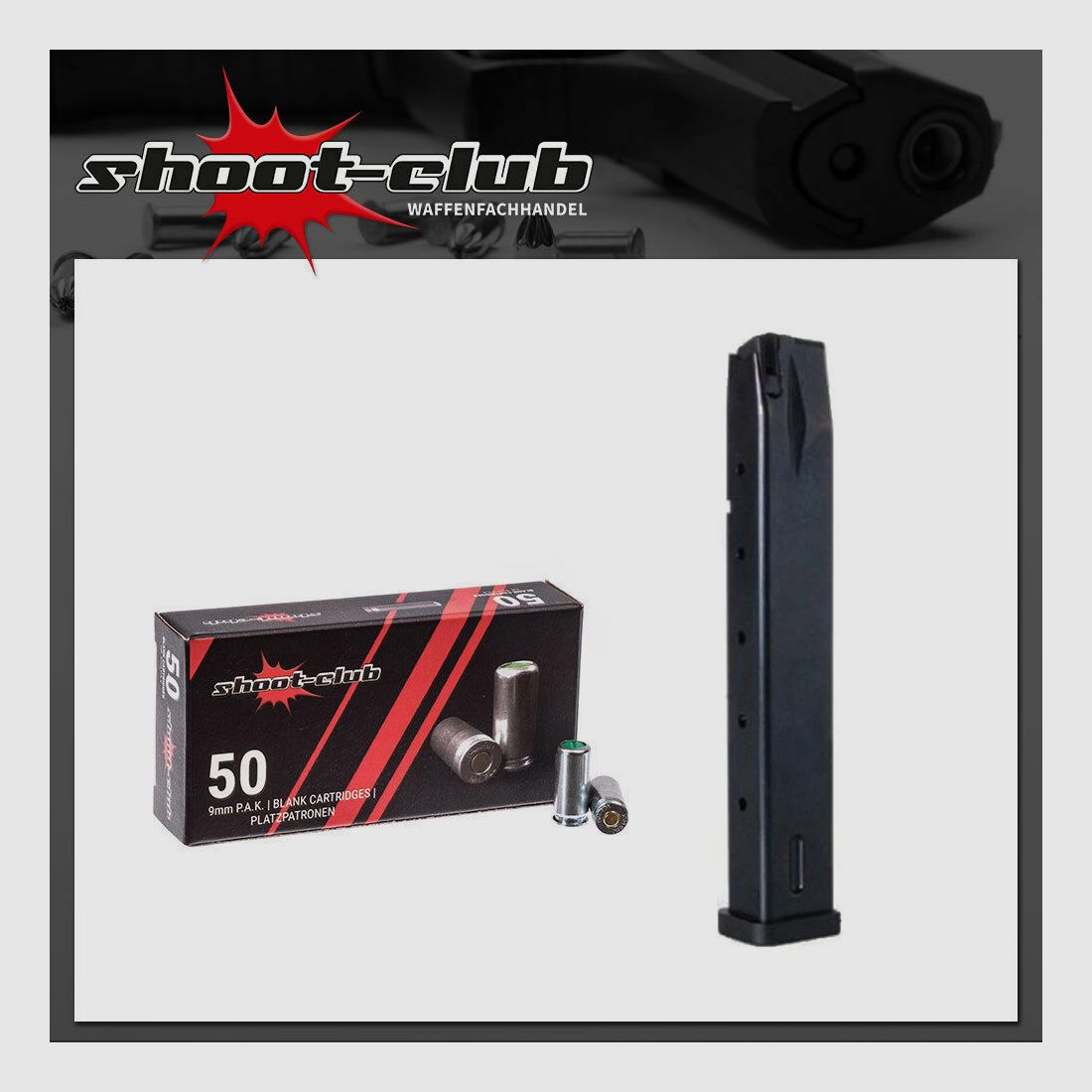 Zoraki Magazine Zoraki 914 & 925 P.A.K + 50 blank cartridges