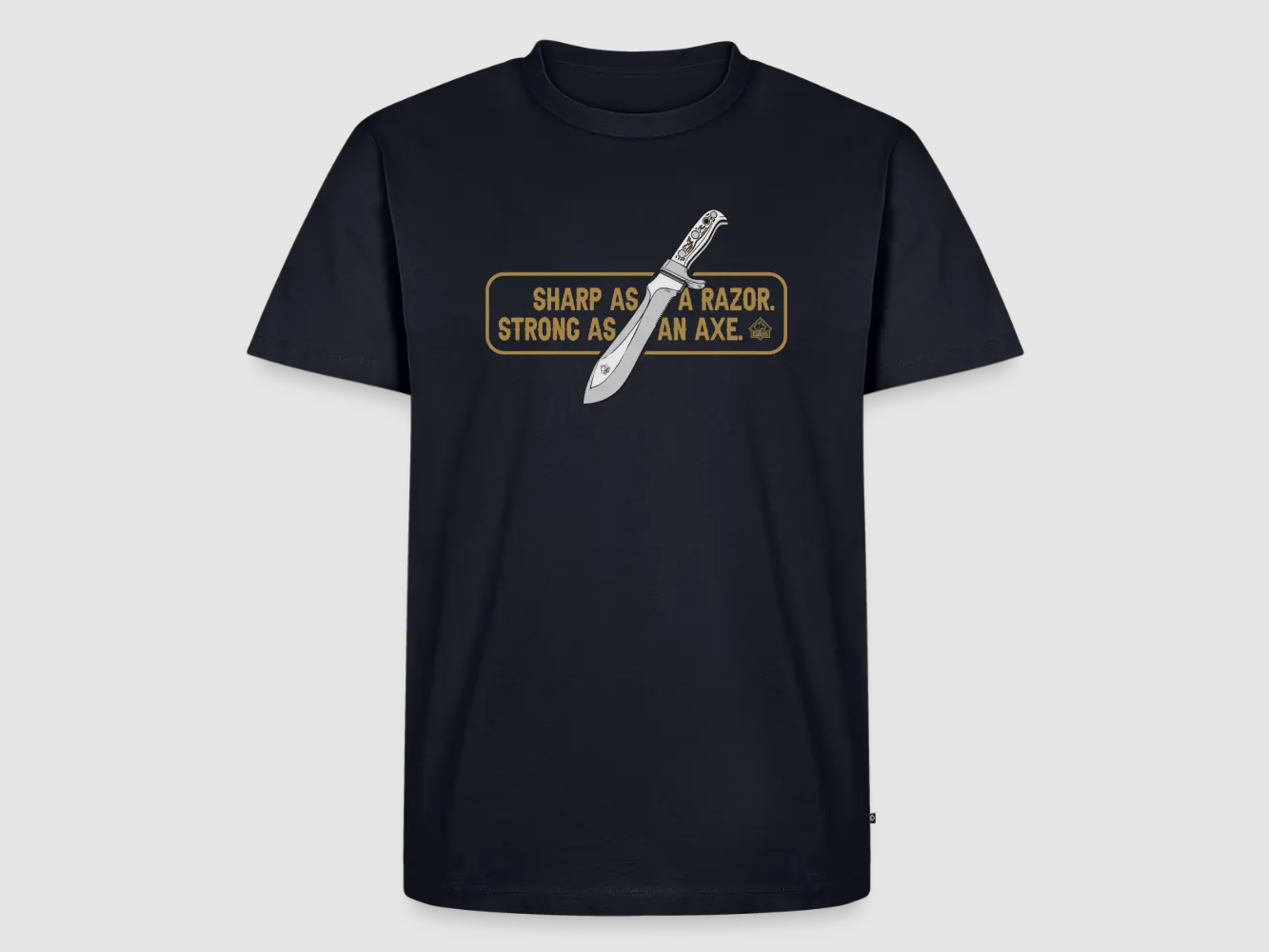 PUMA Men´s Premium T-Shirt "White Hunter Sharp & Strong"