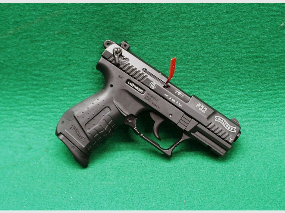 Walther blank-firing pistol P22, black