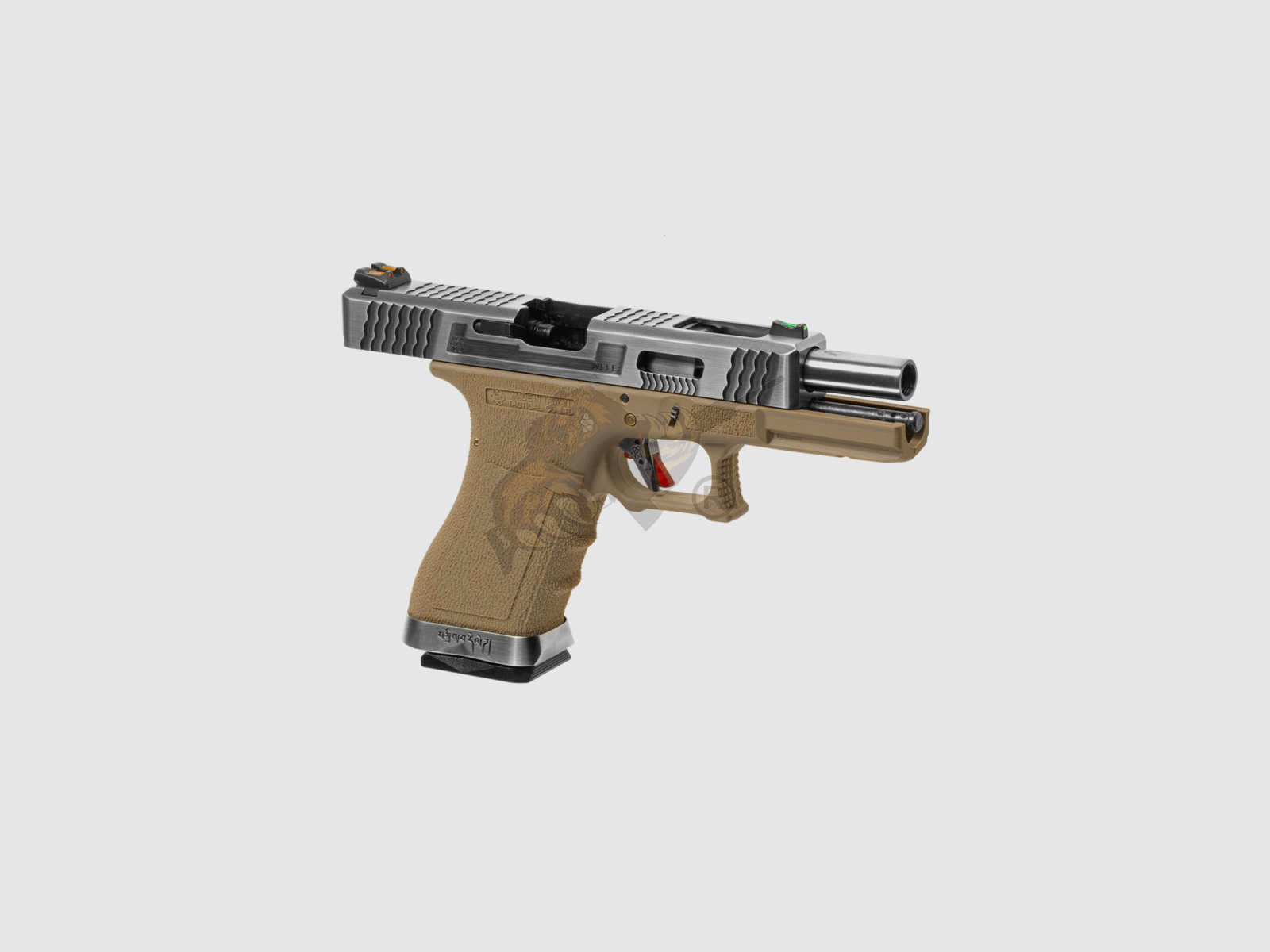 WE Custom 17 Wersja Metalowa Dual Tone Desert GBB -F-, zdjęcie 8 z 9